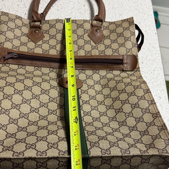 GG Brown Monogram Tote Bag - Picture 2 of 10